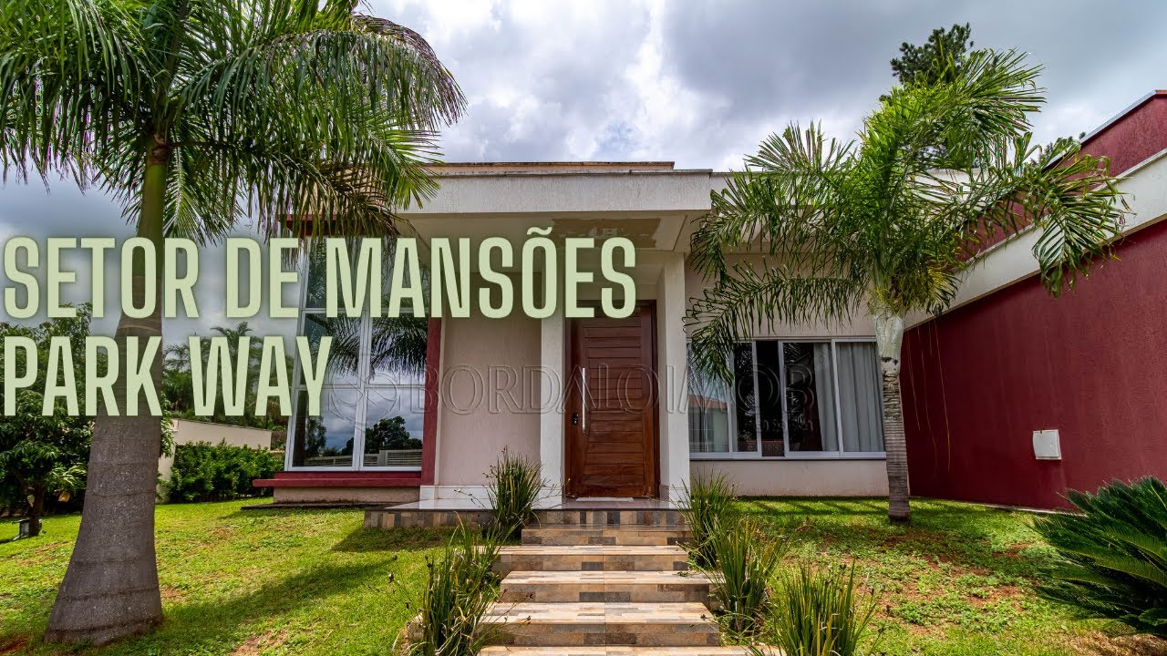 CASA TÉRREA COM ARQUITETURA MODERNA NO PARK WAY DE ÁGUAS CLARAS