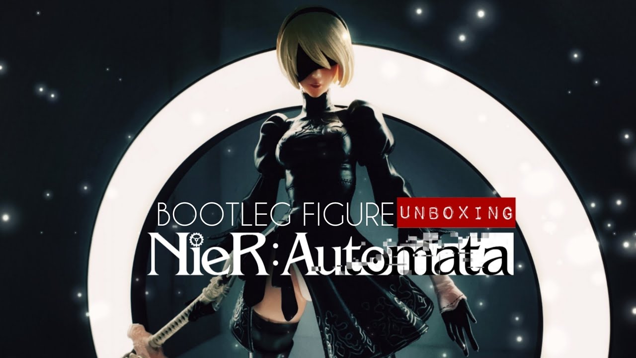 NieR: Automata 2B (YoRHa No.2 Type B) FAKE 1/7 Scale Figure Unboxing
