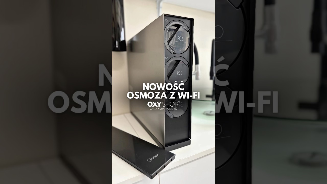 Odwrócona osmoza z Wi-Fi! Midea 600GPD