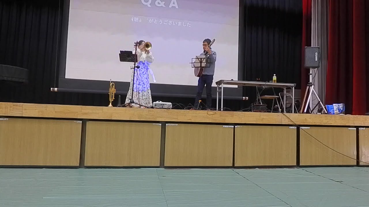 トランペットよりことゆかいな仲間たち　2026.1.27 小野田中学校区キャリア教育推進事業