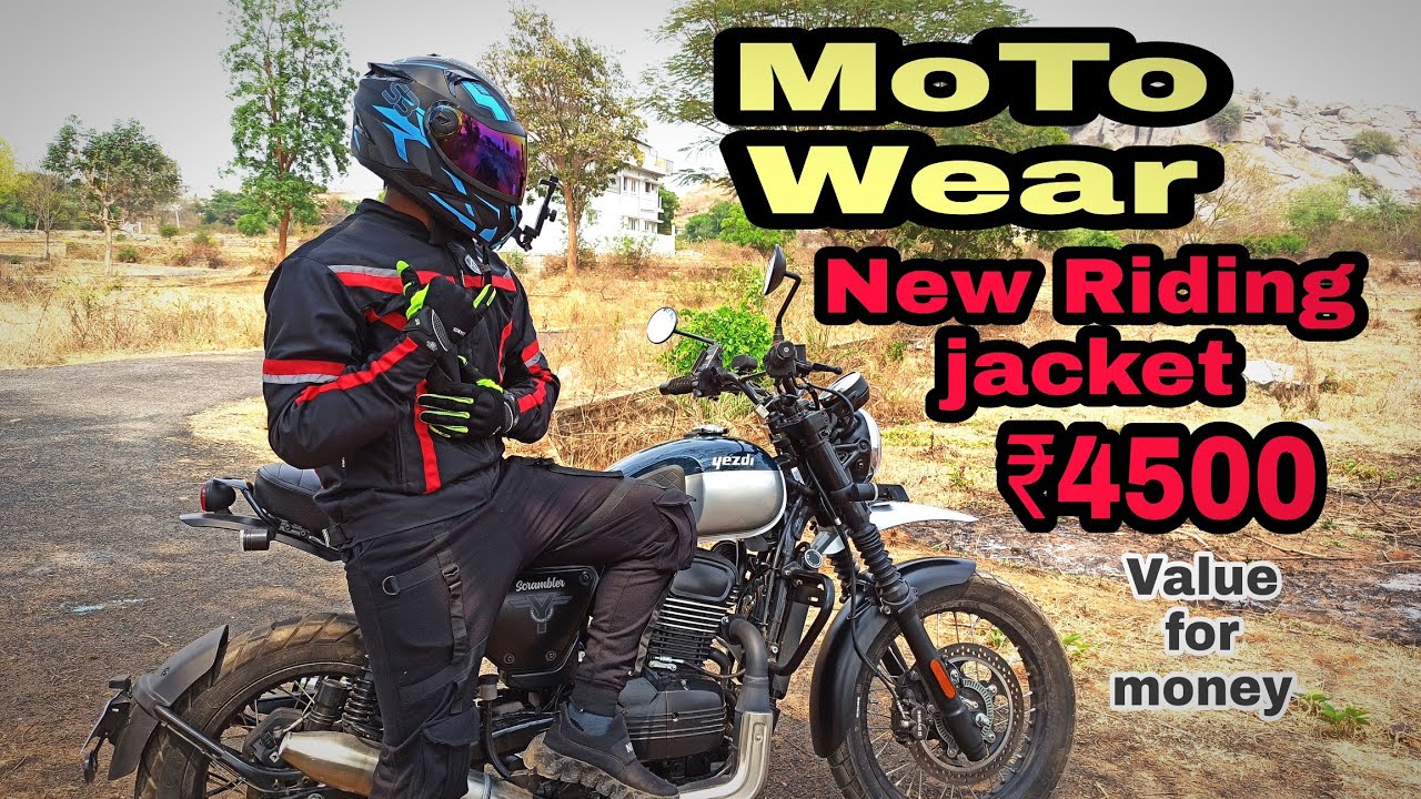 Moto Wear 🤩 My First Riding Jacket 💥 - ₹4500 / Value For Money / One Day Rider Bala