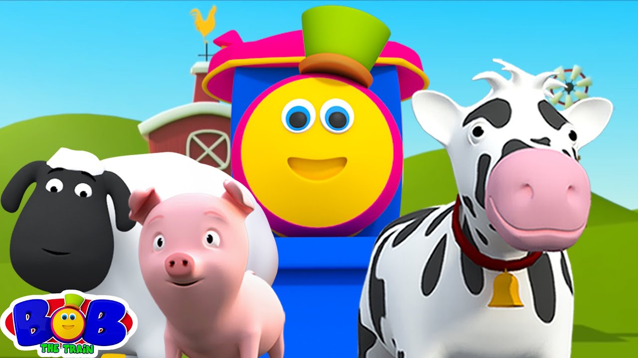 Bob The Train Went To The Farm + More Nursery Rhymes and Children Songs