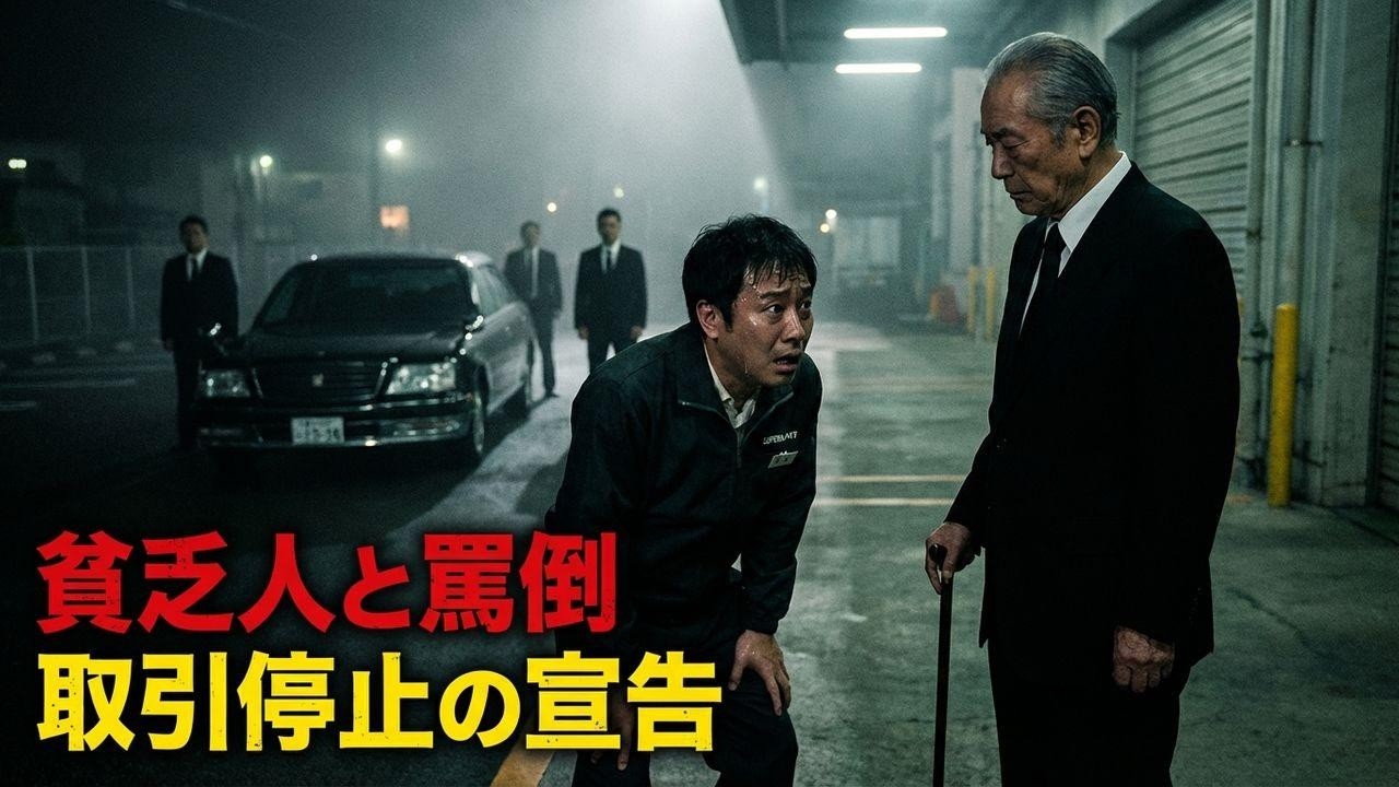 「貧乏人は黙れ」老人の正体は…翌日、黒塗りの車が店を壊す