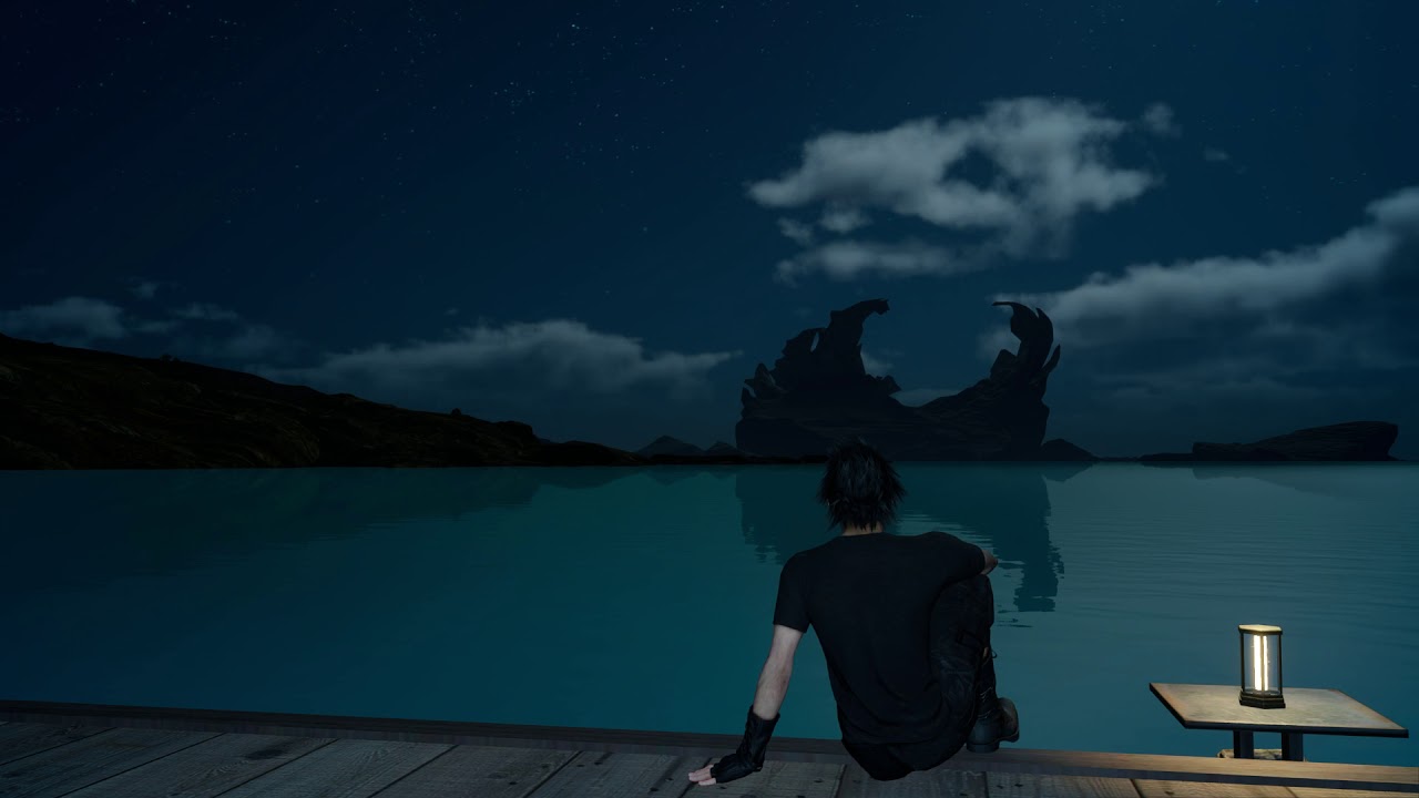 Final Fantasy XV│ASMR/Sleep Aid│Chilling with Noctis: Galdin Quay│Ambient Sounds