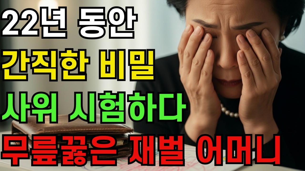 가난한 사위를 시험하러 간 어머니가 결국 무릎을 꿇었습니다 ㅣ 사연라디오 시니어사연 반전사연 노후사연 오디오북