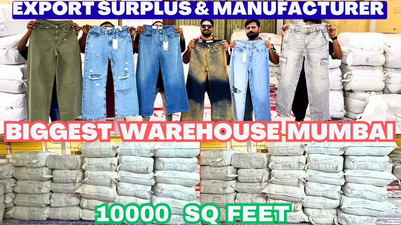 export surplus jeans wholesale market in mumbai / branded surplus jeans in mumbai / export surplus