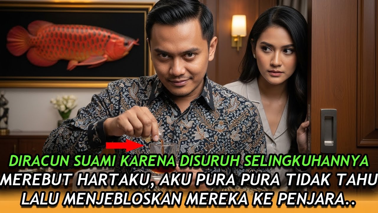 DIRACUN SUAMI KARENA DISURUH SELINGKUHANYA MEREBUT HARTAKU, DIAM DIAM KUJEBLOSKAN MEREKA KEPENJARA..