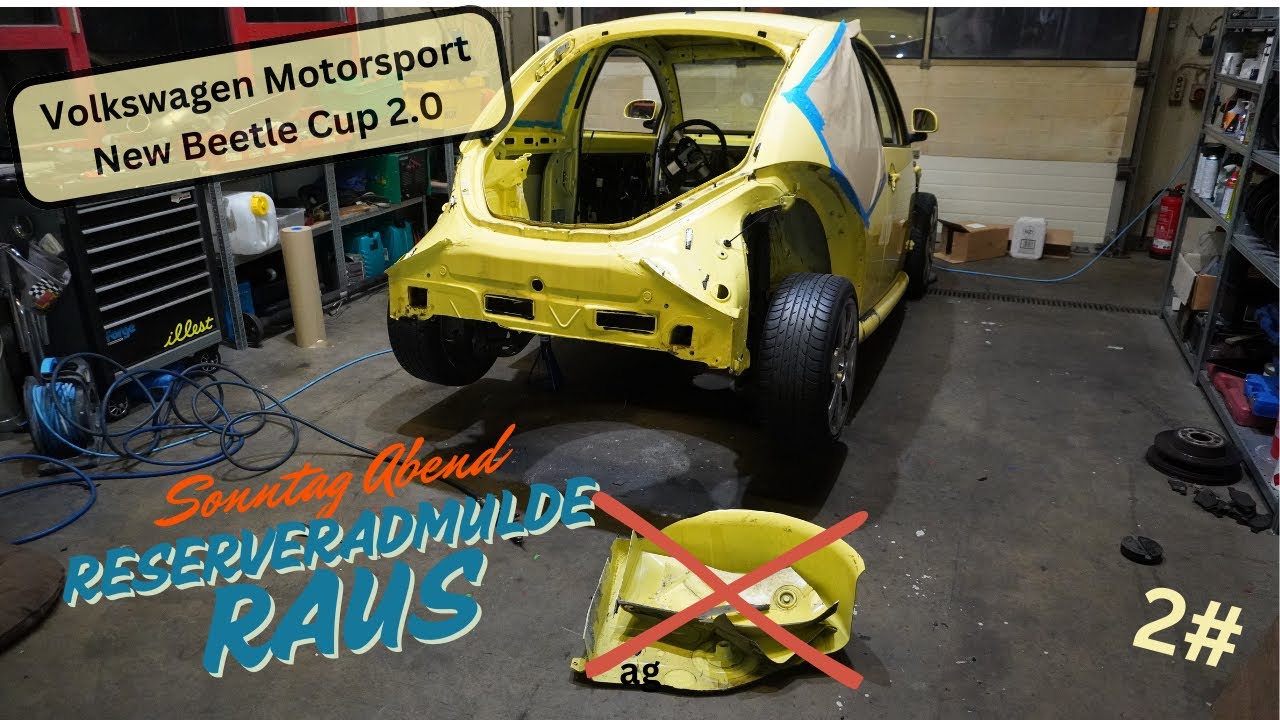 New Beetle Cup | Warum muss die Reserveradmulde raus | Volkswagen Motorsport |  2#