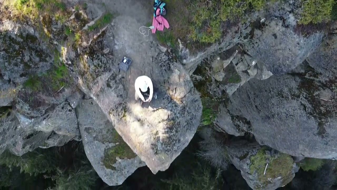Absolutely BREATHTAKING Drone Footage from Mount Prevost after hiking in on the Main Line!