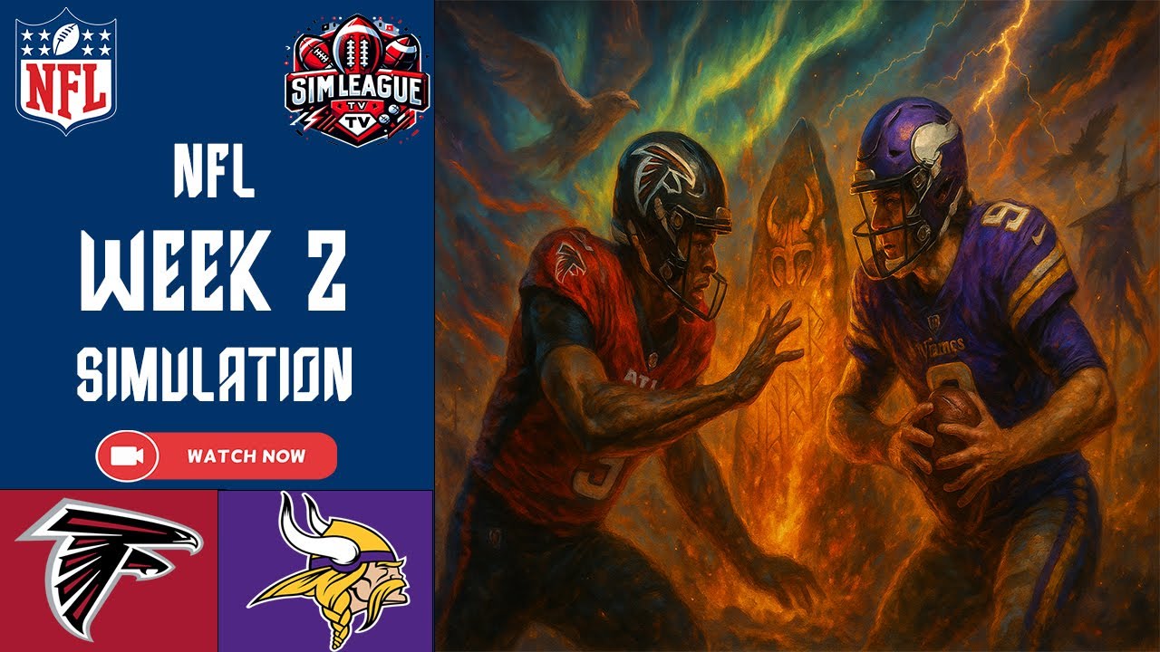Atlanta Falcons vs Minnesota Vikings Week 2 NFL 2025 Simulation