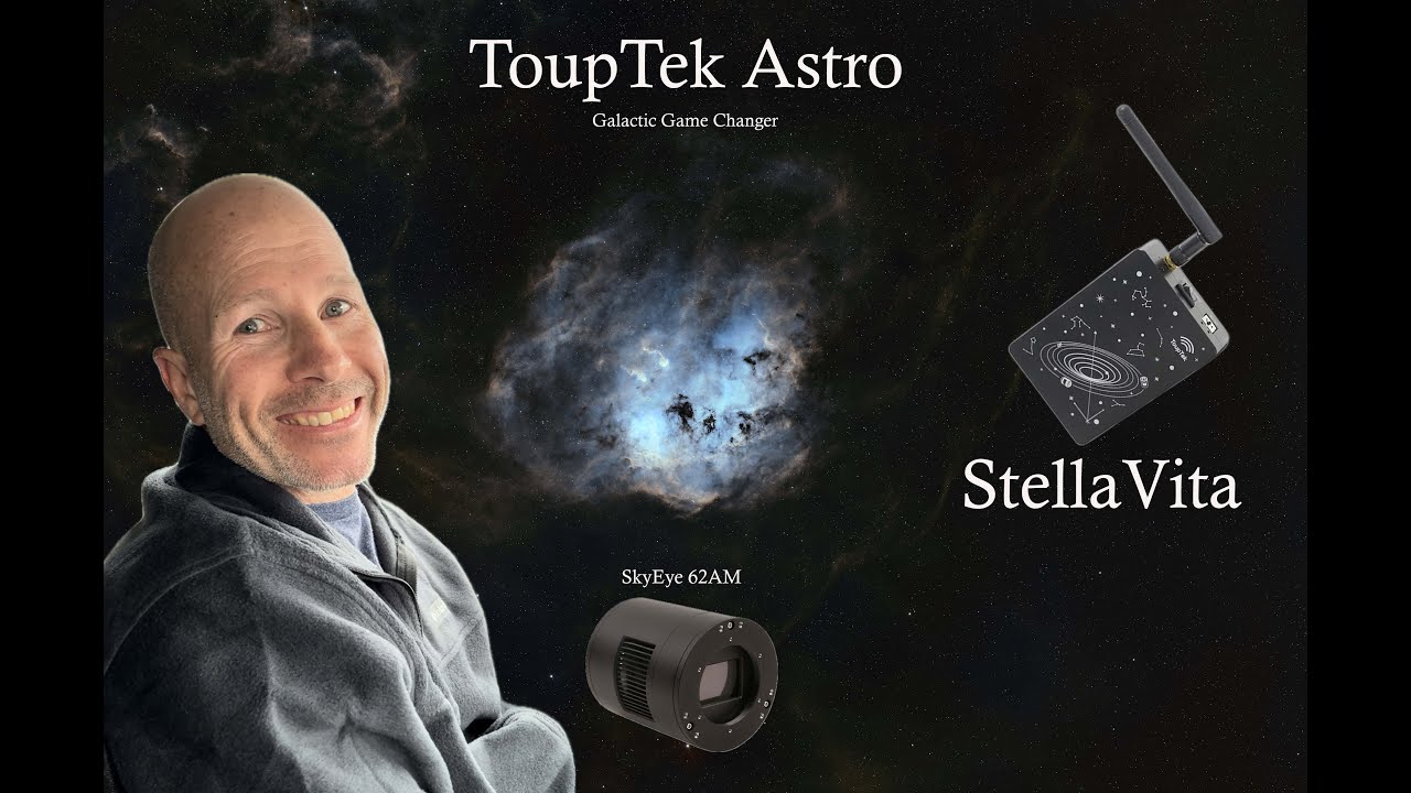 ToupTek SkyEye 62AM Review   Full Frame Mono Astrophotography Test with RASA 11 Under Full Moon