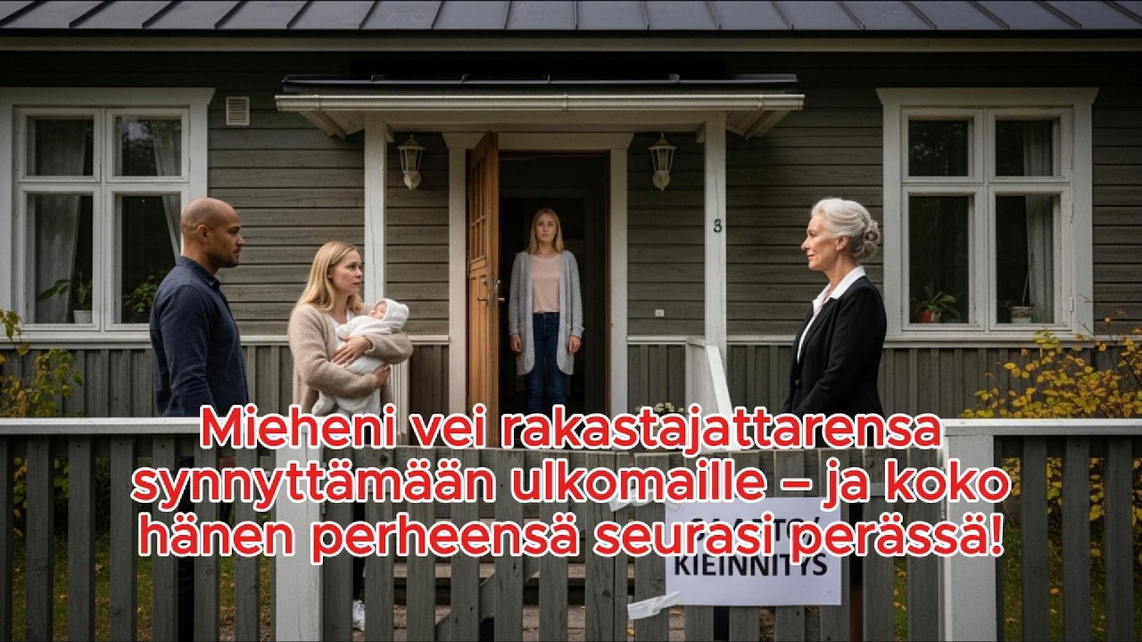 Mieheni vei rakastajattarensa synnyttämään ulkomaille – ja koko hänen perheensä seurasi perässä!