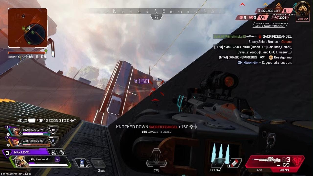 Infinite Kraber!!!....Wait! Where is my squad? 🙃