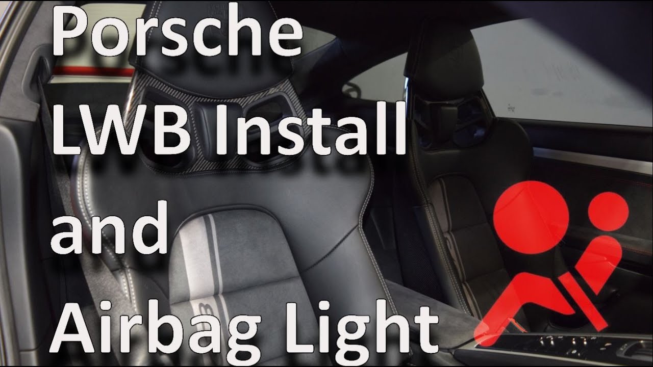 Porsche 991.1 GT3 ***DIY - Install LWB Carbon Buckets from a 991.2 GT3*** - Airbag Light ON FIXED