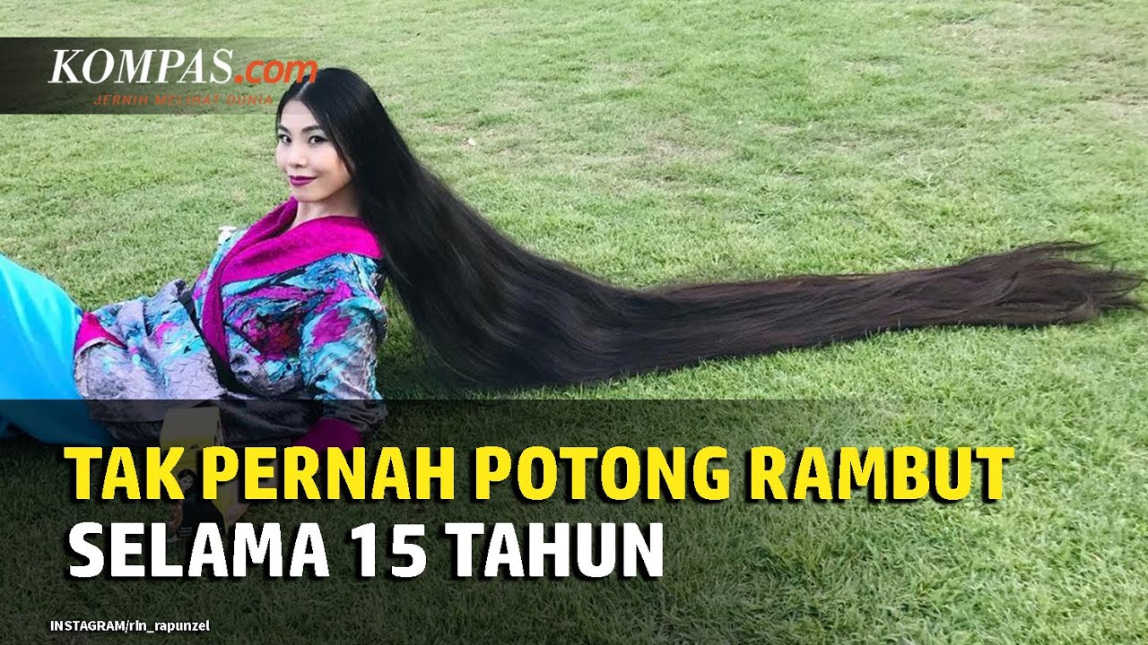 Panjang Rambut Hampir 2 Meter, Wanita Ini Dijuluki Rapunzel dari Jepang