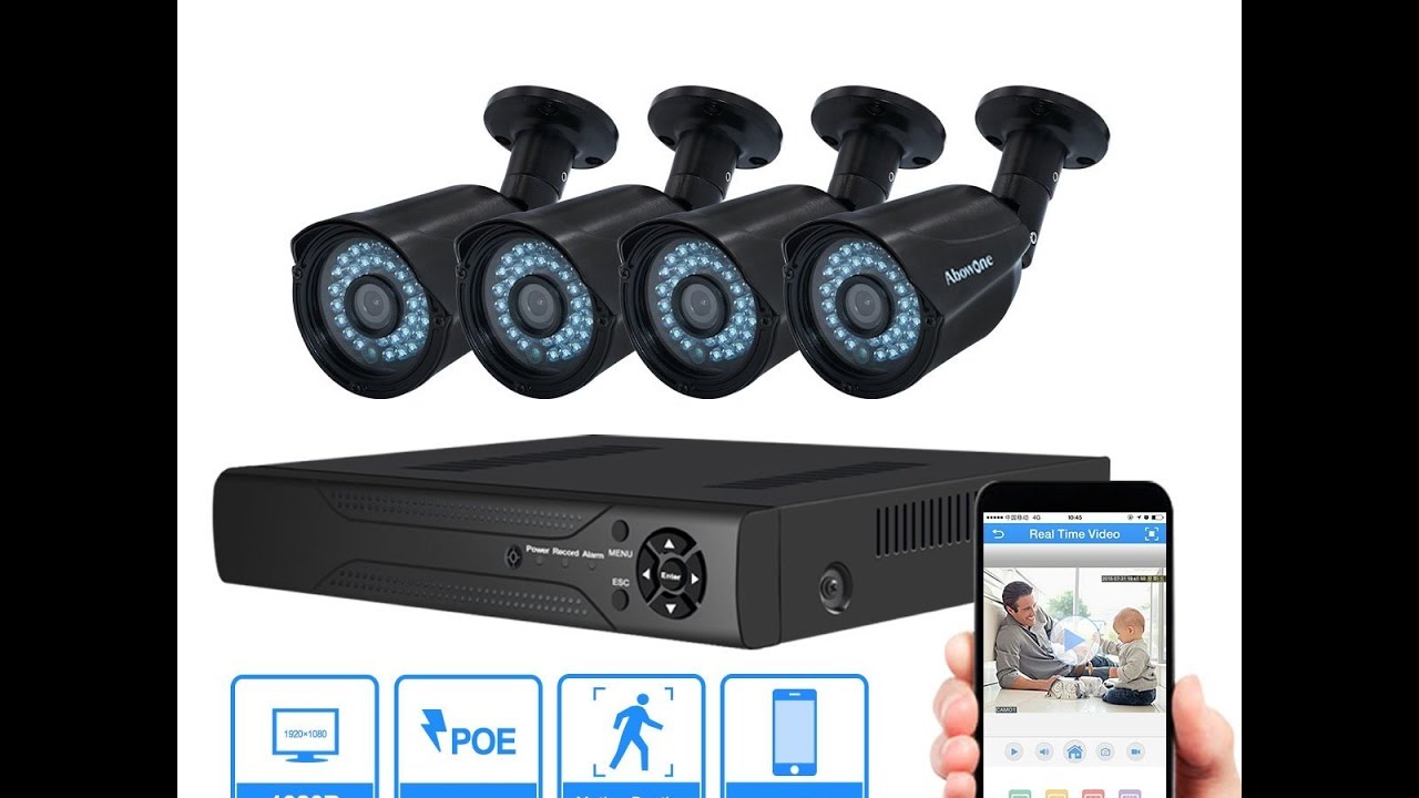 Abowone 1080P POE security  camera system Unboxing and Review