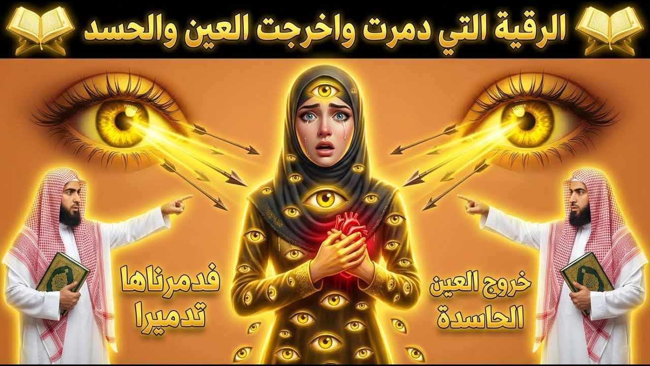 الرقية التي أخرجت ودمرت العين والحسد  أقوى رقية شرعية لتفجير العين الحاسدة وإزالة أثر الحسد من الجسد