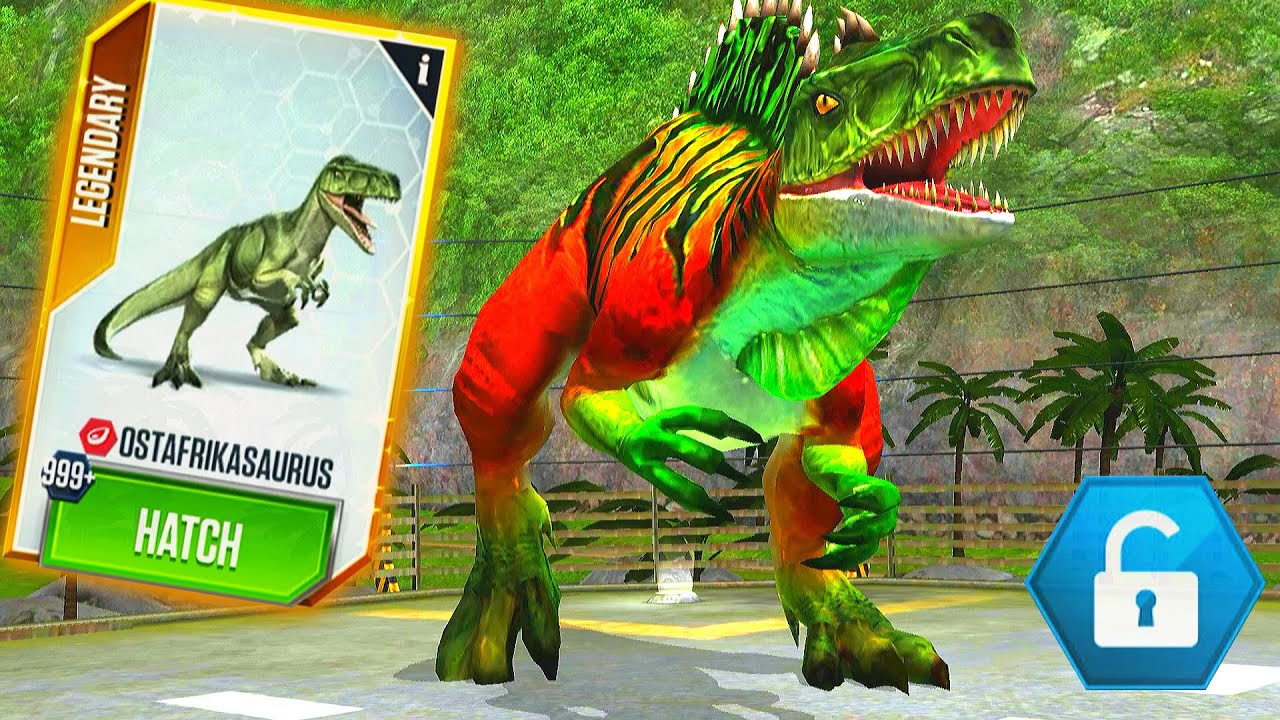 UNLOCKING OSTAFRIKASAURUS 9999 | JURASSIC WORLD THE GAME