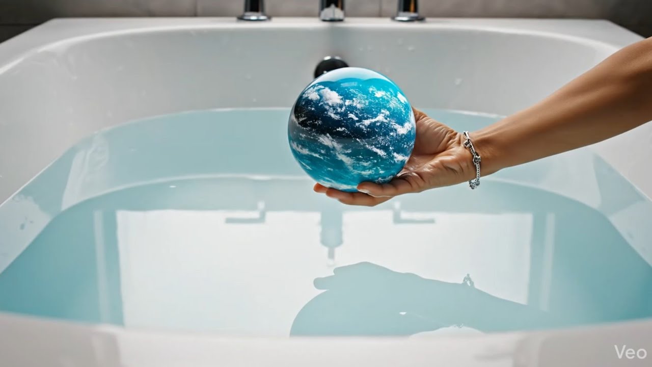 Planet Universe ASMR Bath Bomb Explosion 🛁 | Calming Fizz and Crackle Sounds (4K, No Talking)
