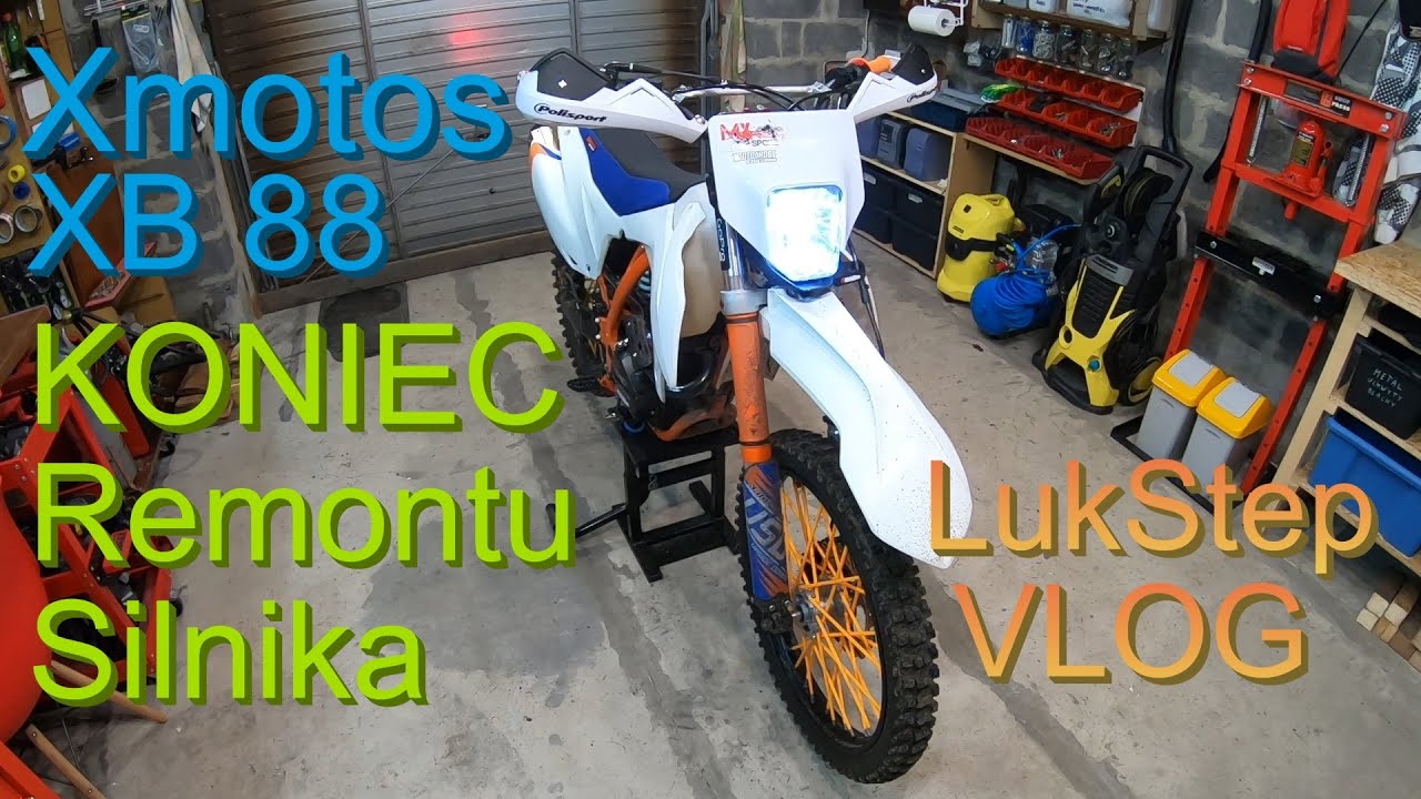 Koniec REMONTU :-) Xmotos Cross XB88 Diabolini 250cc Xb37 XB39  AGB FX Alfarad Kayo vlog LukStep