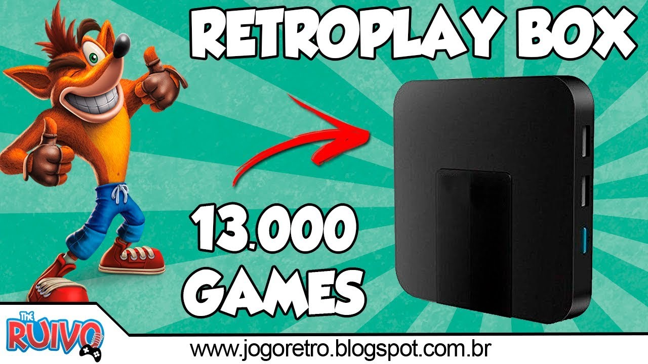 Console RetroPlay 2020 Android Box com 13.000 GAMES no Mercado Livre