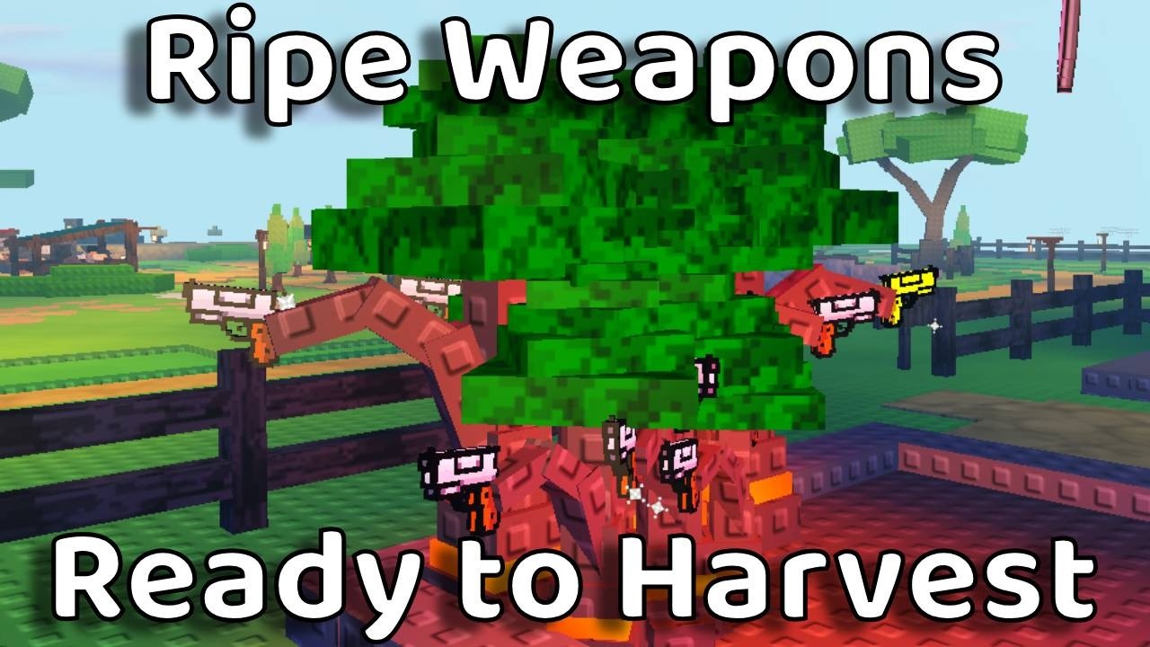 Fighting Zombies with Guns... GROWN FROM TREES??!! | Roblox Grow a Gun