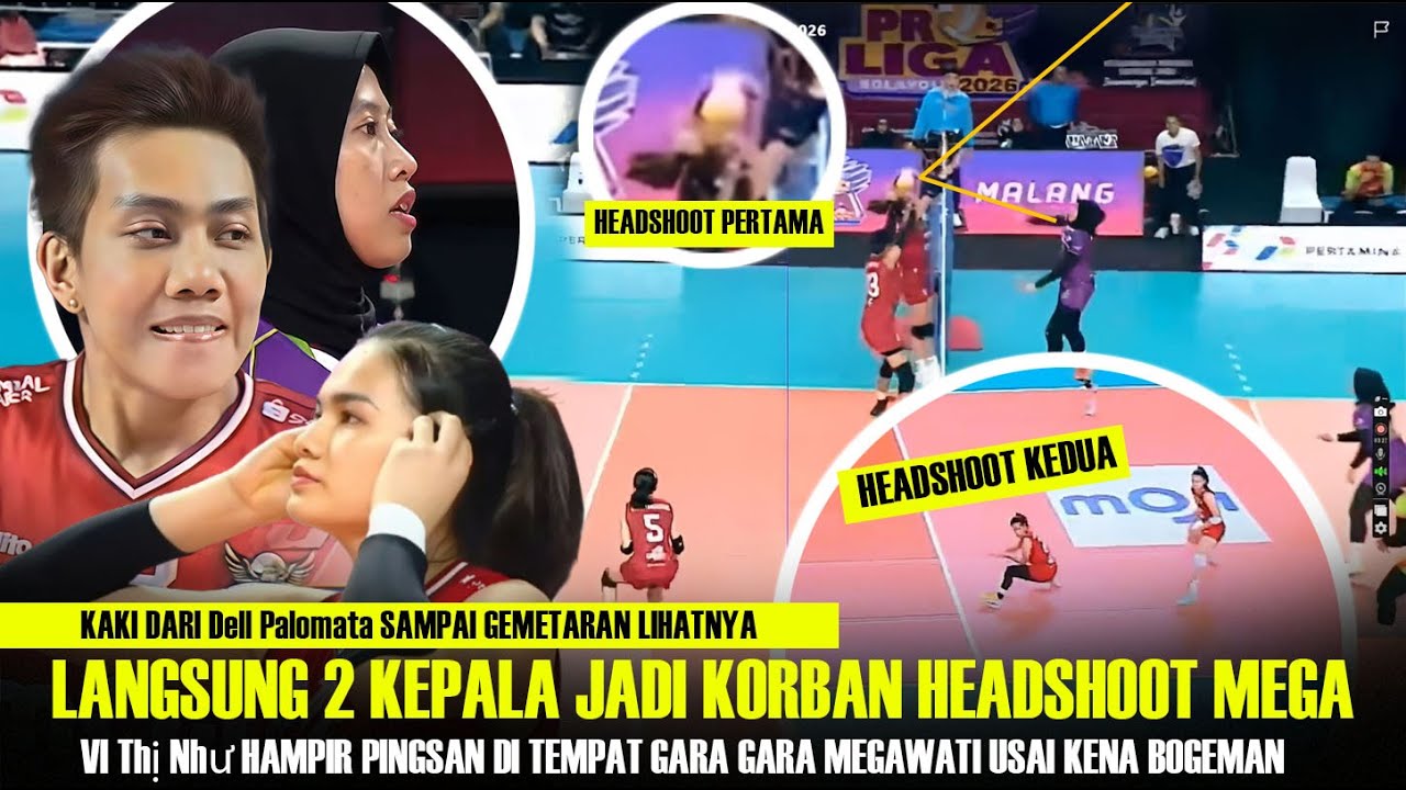 Langsung 2 Kepala..!! Mega Headshoot VI Thị Nhu Sampai Bikin Dell Polmata Ketakutan Melihatnya