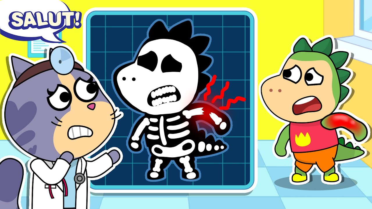 Désastre 😱 L'accident douloureux de Spike l'envoie à l'hôpital🏥Histoires pour enfants par Fire Spike