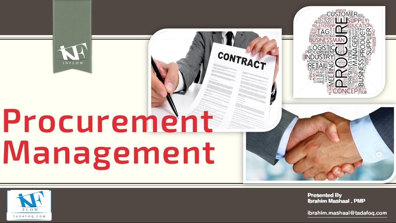 PMP Day 7  Procurement Management  إدارة توريدات المشروع