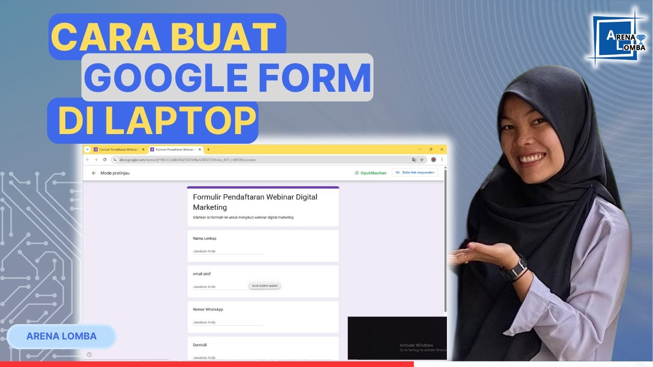 Cara Membuat Google Form di Laptop dengan Mudah