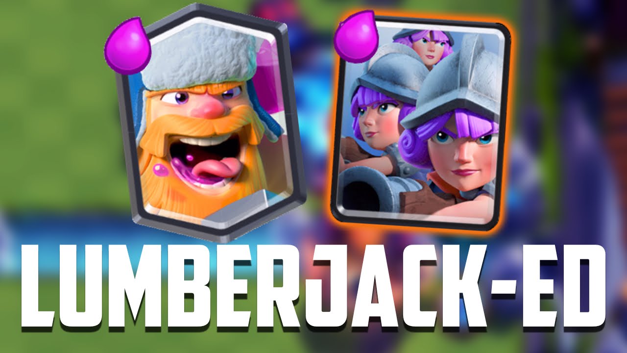 Clash Royale - Lumberjack + Three Musketeers? MADNESS.