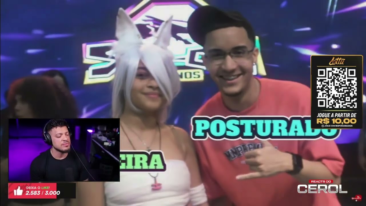 CEROL REAGINDO FALOU QUE BEIJAR AMIGO É MELHOR (MUCA MURIÇOCA)