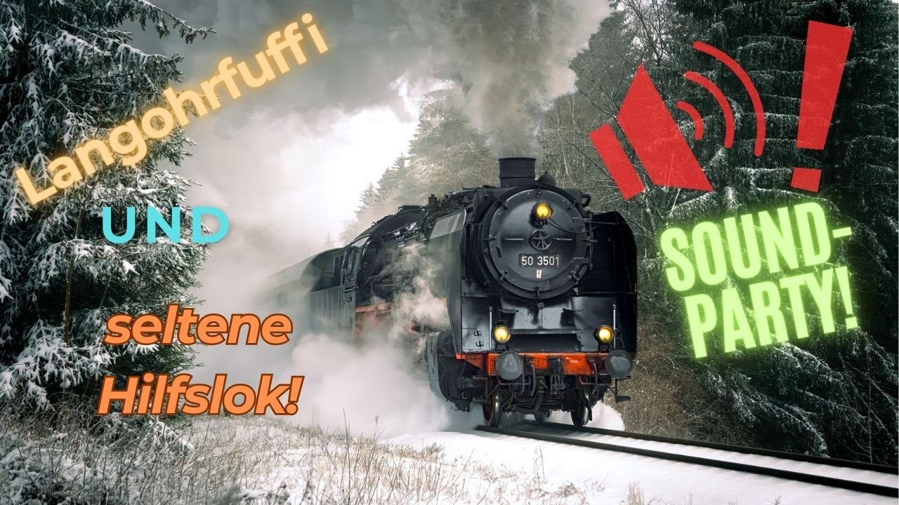 50 3501 hämmert durch den Thüringer Wald! | V100 003 kommt zur Hilfe!