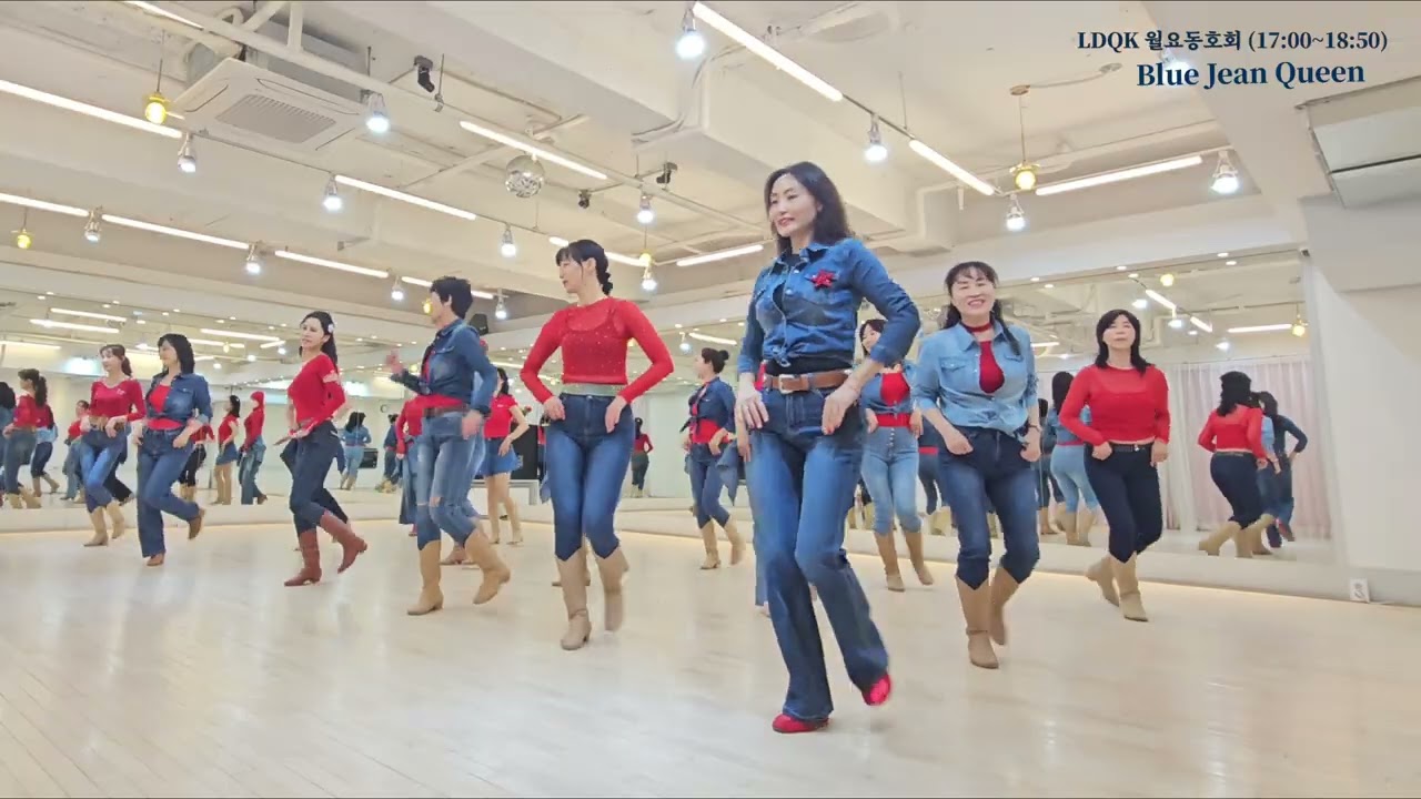Blue Jean Queen Line Dance l Improver l Blue Jean Queen Line Dance l Linedancequeen l Junghye Yoon