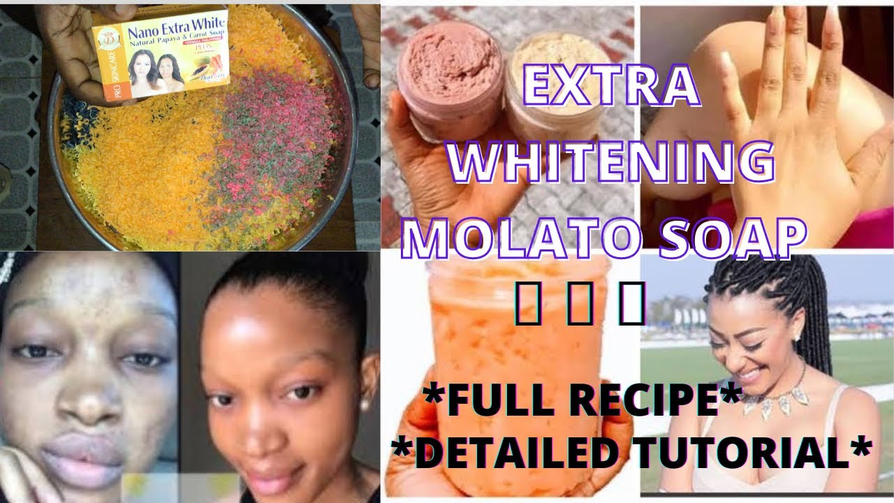 HOW TO MAKE EXTRA WHITENING MOLATO SOAP | OSHAPRAPRA MOLATO SOAP | MOLATO SOAP REVIEW