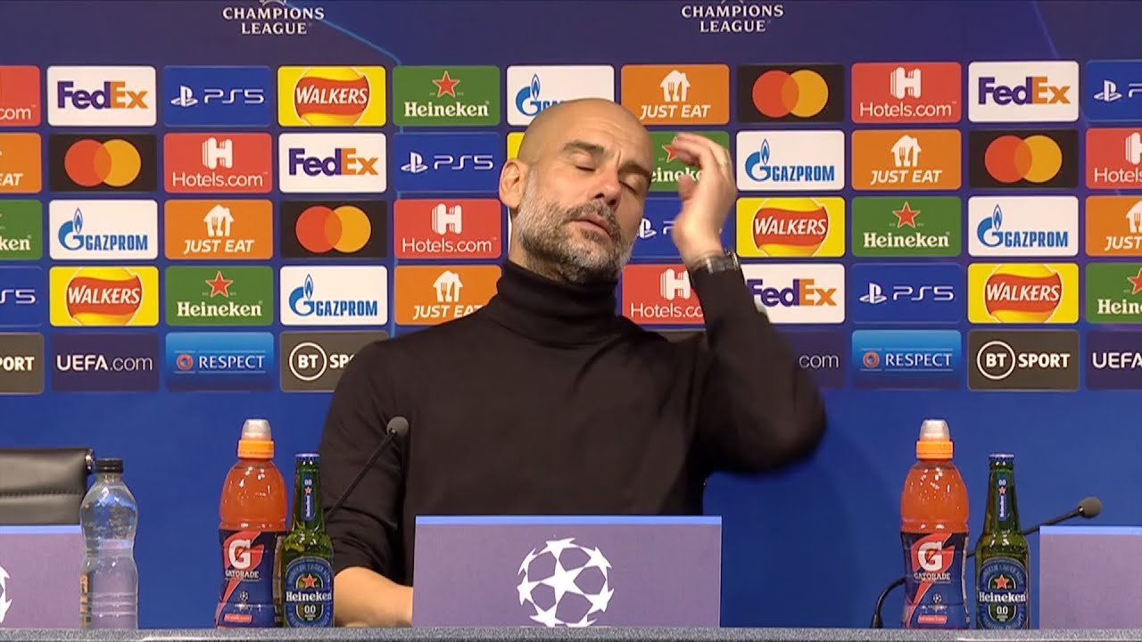 Angry Pep Guardiola vs Annoying Journalists
