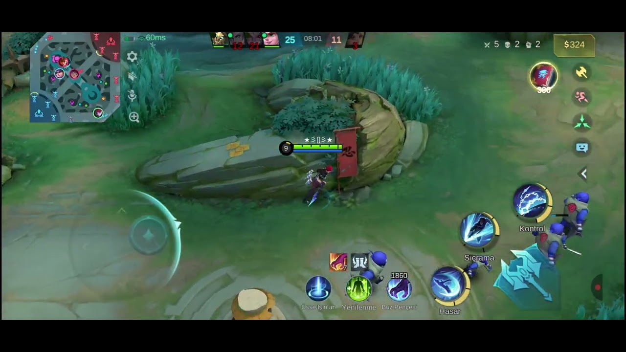 8.kez mobile legends oynadim (julian ile seri katil aldim)