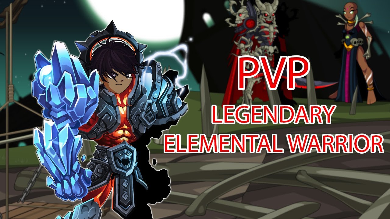 AQW PVP | LEGENDARY ELEMENTAL WARRIOR | HIGHLIGHTS