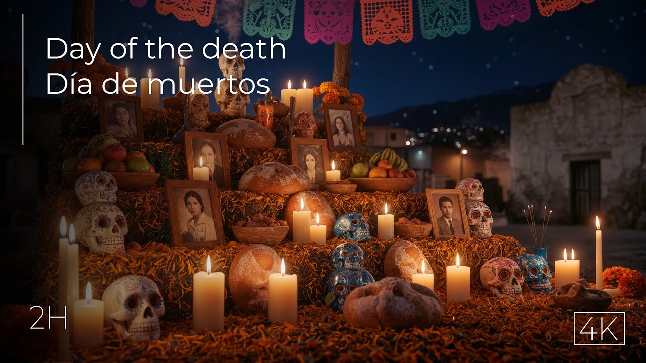 2H Celebrando el Día de  Muertos 🎶 Altares y Música Mexicana para el Alma - ASMR