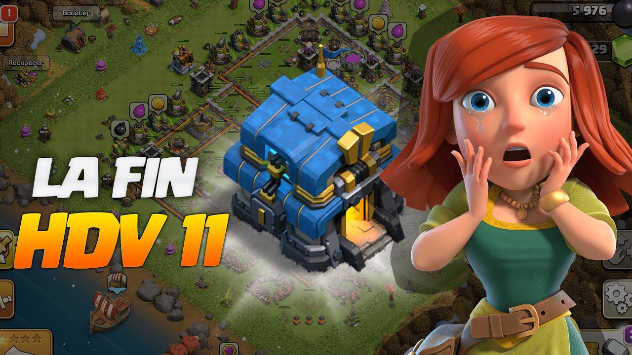 JE PASSE HDV 12 SUR CLASH OF CLANS !!