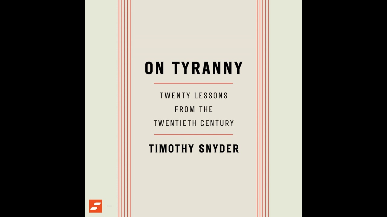 Краткое содержание книги «О тирании» | Тимоти Снайдер