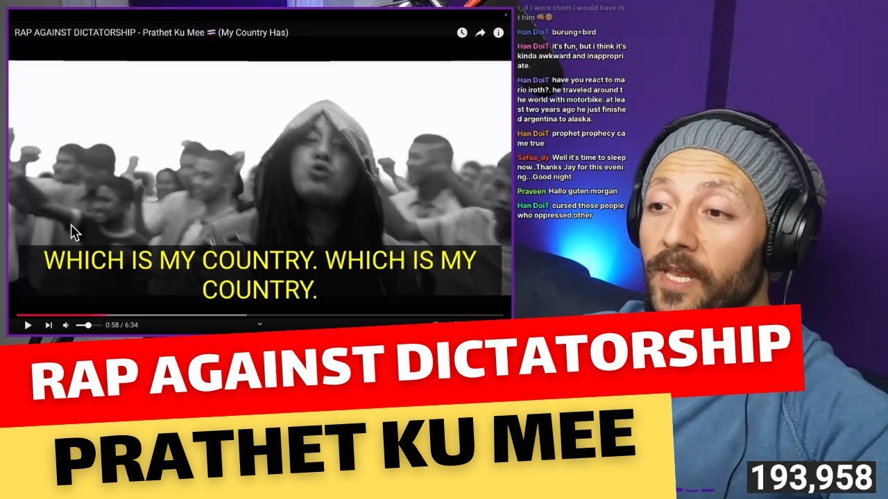 🎦 Streaming | RAP AGAINST DICTATORSHIP - Prathet Ku Mee 🇹🇭 (My Country Has) reaction