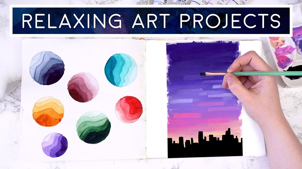 Relaxing Drawing & Painting Activities | Tutorial