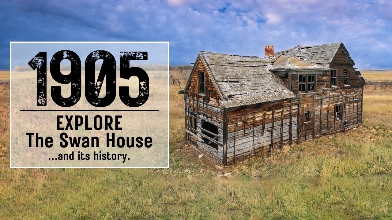 Explore the Swan House, an Abandoned house on the Alberta Prairies built in 1905.