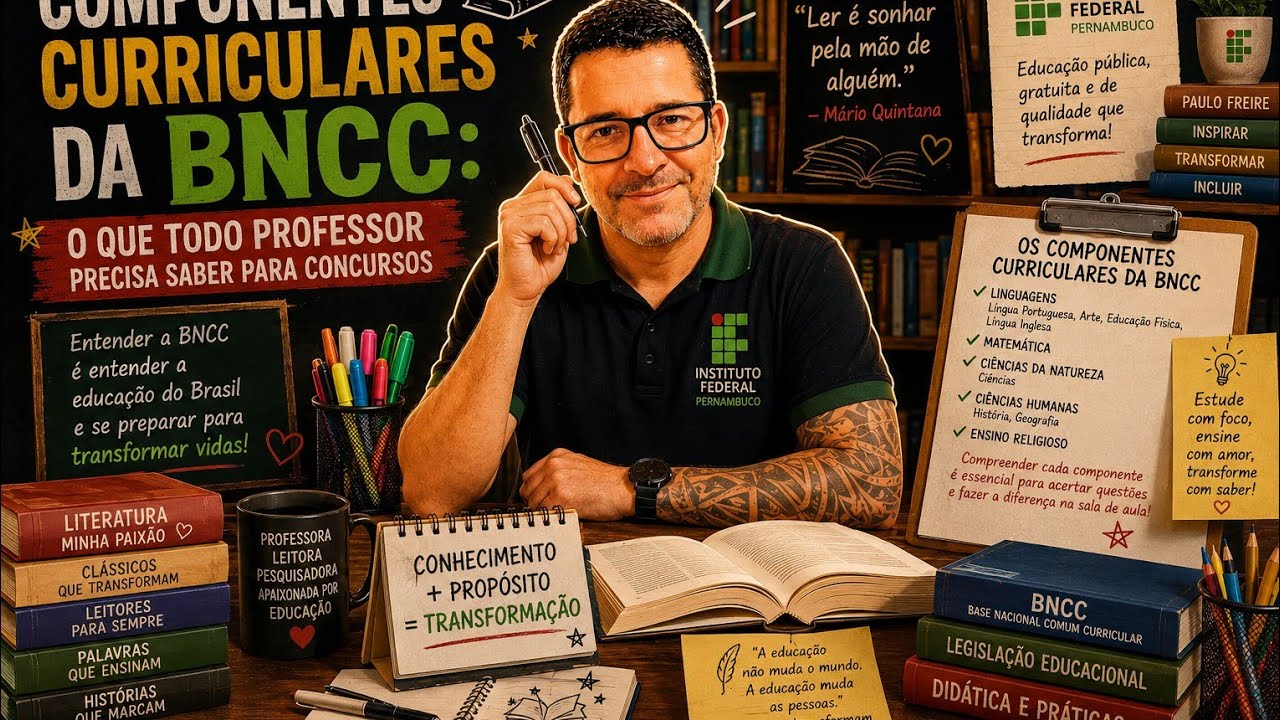 Componentes Curriculares da BNCC: O que todo professor precisa saber para concursos”
