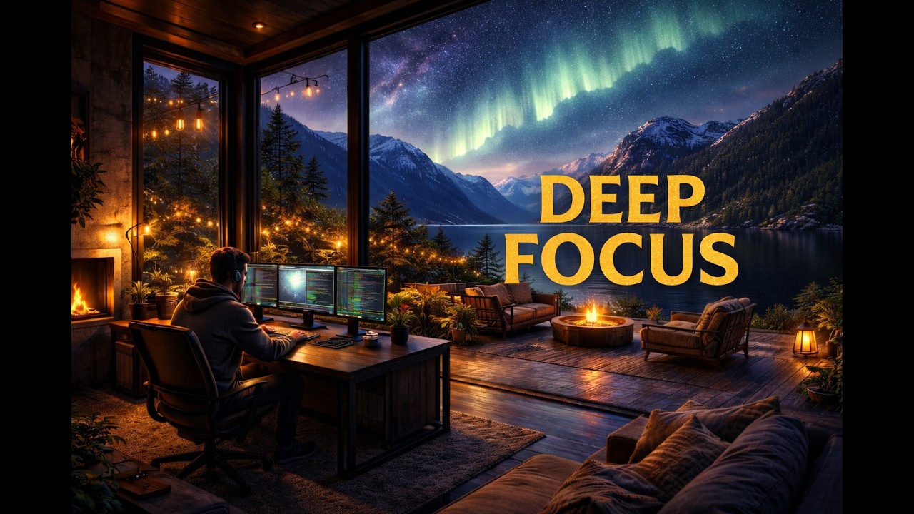 Deep Work Music (2 Hours) – Ambient Focus for Studying & Coding