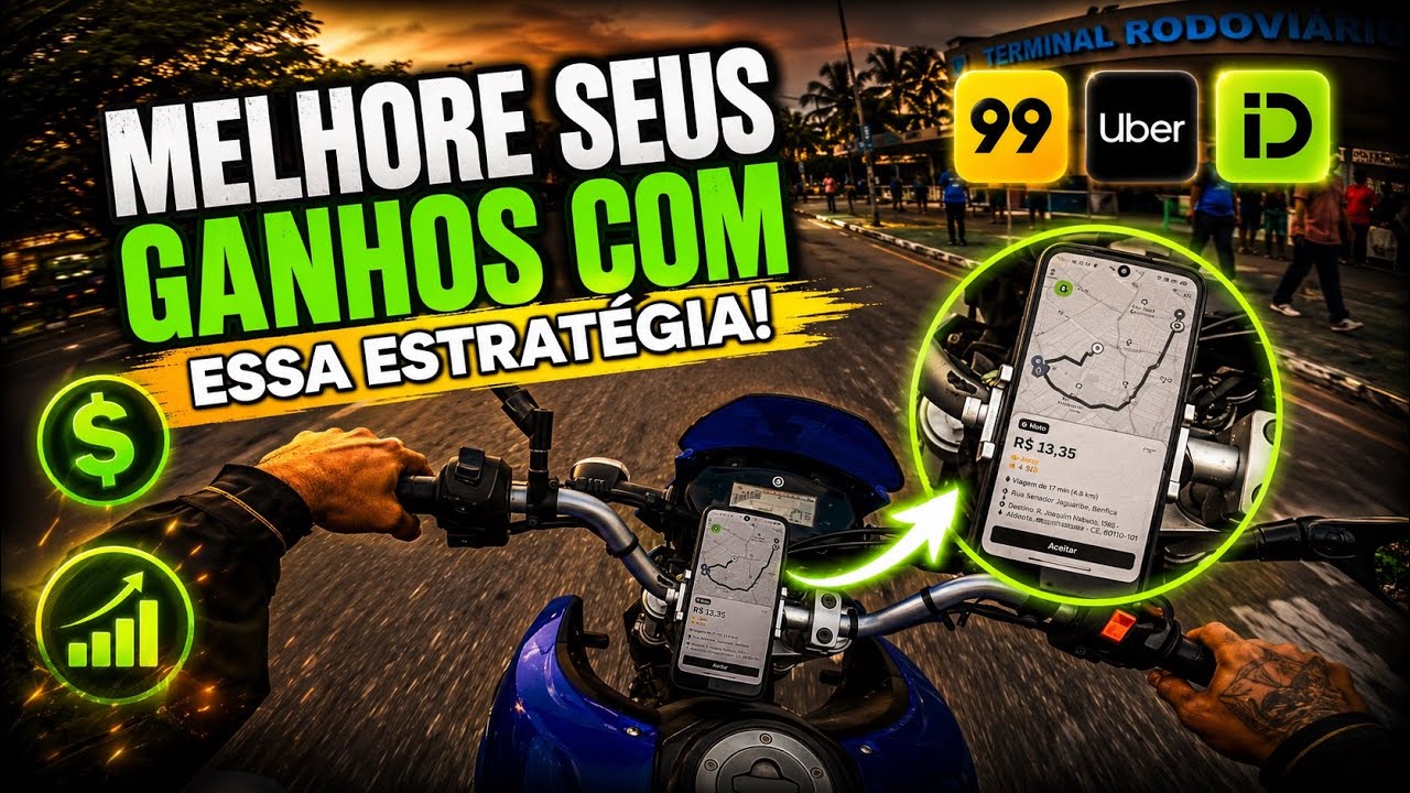 COMO MELHORAR OS GANHOS NOS APLICATIVOS, UBER MOTO 99