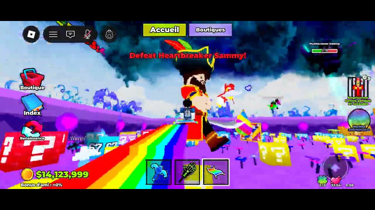 Admin a buse sur birse un Lucky bloc avec sacha mais il joue pas 