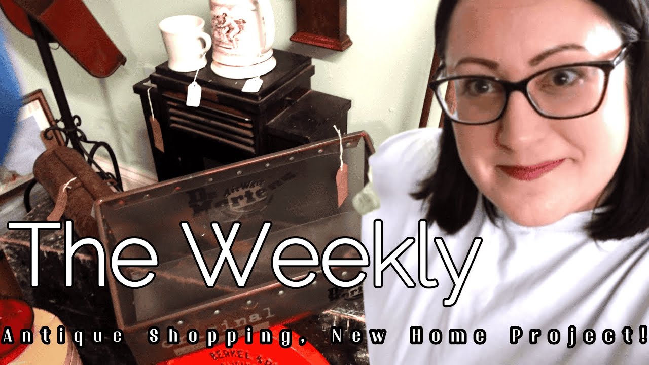 ANTIQUE SHOPPING | A NEW HOME PROJECT | MAKING AN EASTER WREATH!