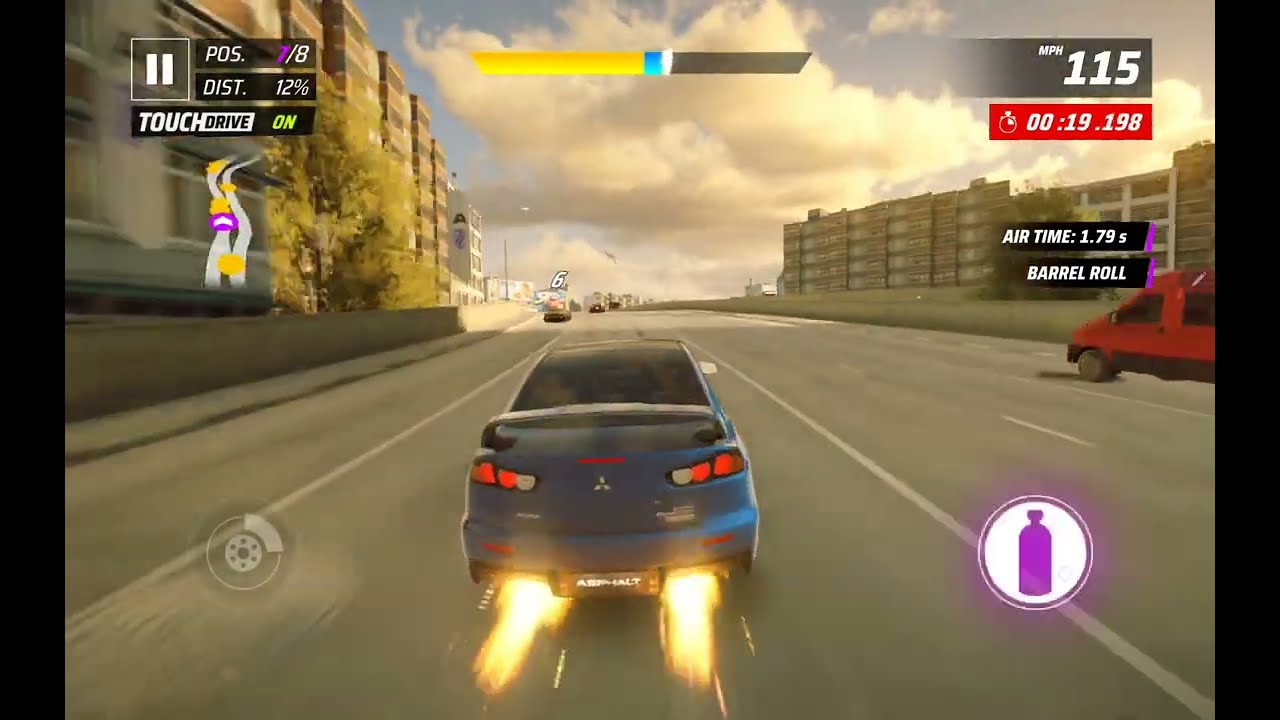 Asphalt Legends Unite Tablet Gameplay